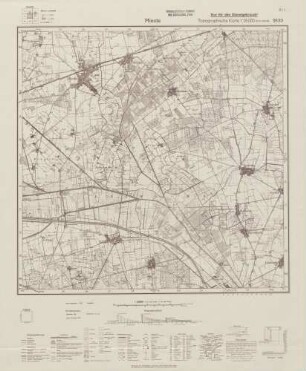 3533 Mieste, Topographische Karte 1:25000 (4cm - Karte)