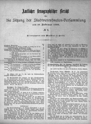 No 8, 18. Februar 1886