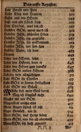 Auserlesenes und vollständiges Gesang-Buch : worinnen 784 der besten und geistlichsten Lieder, Welche in denen Chur-Sächß. Kirchen pflegen gesungen zu werden, enthalten ... ; nebst Herrn Caspar Neumanns Kern aller Gebete