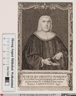 Bildnis Nicolaus Ernst Zobel