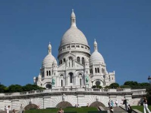 Paris Montmartre, Kirche Sacre Coer, 1919 geweiht