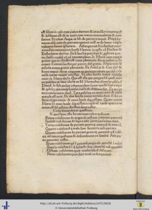 Ordo servandus in questione