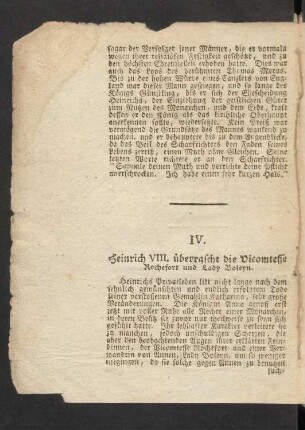IV. Heinrich VIII. überrascht die Vicomtesse Rochefort und Lady Boleyn.