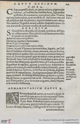 Cap. X.: Armamentarium […]