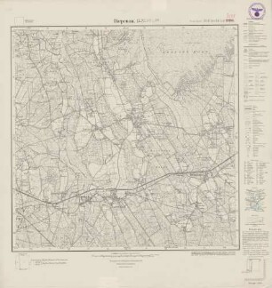 3518 (alte Nr.: 1880) Diepenau, Meßtischblatt (4cm - Karte)