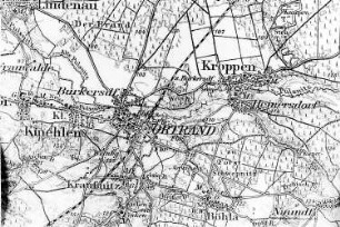 Ortrand. Reichskarte, 1:100.000, Einheitsblatt Nr. 89, 1922