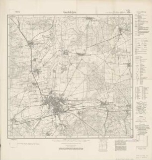 Meßtischblatt 3434 : Gardelegen, 1935 : Gardelegen. - Hrsg. 1902, einz. Nachtr. 1932, gedr. [19]35. - 1:25000. - [Berlin]: Reichsamt für Landesaufnahme, [19]35. - 1 Kt.