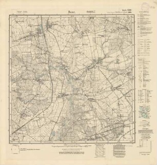 1566 (alte Nr.: 319) Peest, Meßtischblatt (4cm - Karte)