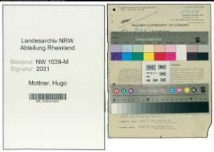 Entnazifizierung Hugo Mottner , geb. 20.12.1892 (Polizist)