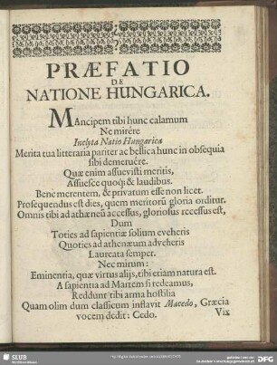 Natione Hungarica