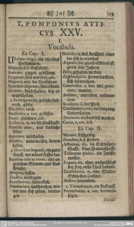 T. Pomponius Atticus XXV.