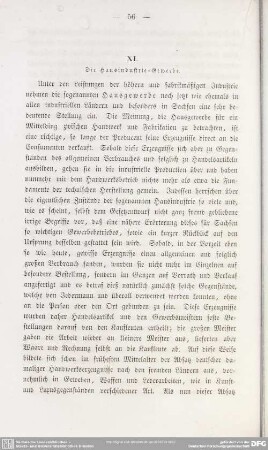 XI. Die Hausindustrie=Gewerbe
