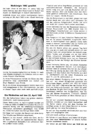 Die Rückschau auf den 22. April 1982