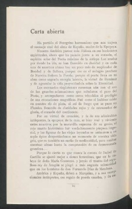 Carta abierta