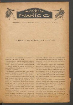 Amores de Nanico : Romance histórico