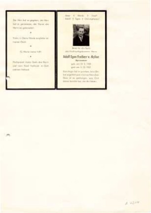 Mylius, Adolf Egon (Freiherr von Mylius)