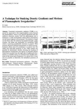 A technique for studying density gradients and motions of plasmaspheric irregularities