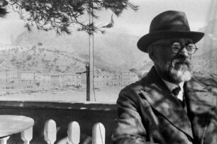 Heinrich Richard Hamann (1879-1961), 1913-1961 Professor der Kunstgeschichte in Marburg, auf der Insel Mallorca