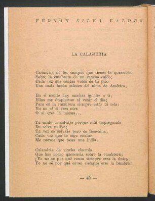 La calandria