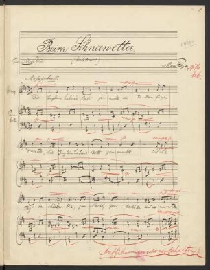 Beim Schneewetter; V, pf; RWV 76,6; op. 76,6