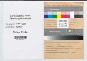 Entnazifizierung Emilie Rattey, geb. 20.08.1920 (Handlungsbevollmaechtige)