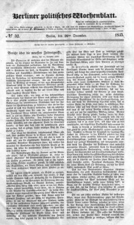 No 52, 26. Dezember 1835