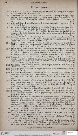 Grossbritannien (Nr. 1344 - 1480)