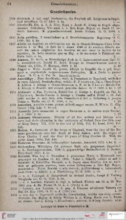 Grossbritannien (Nr. 1344 - 1480)