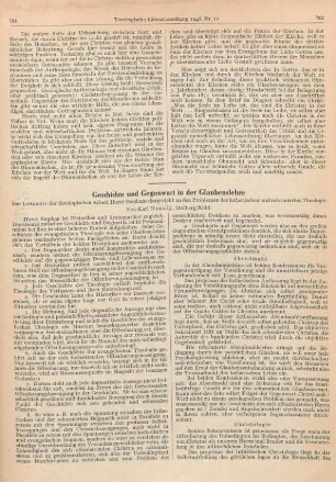 761-764 Geschichte und Gegenwart in der Glaubenslehre