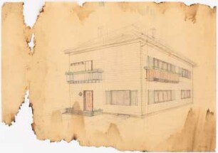 Einfamilienhaus Chile Holz: Perspektivische Ansicht