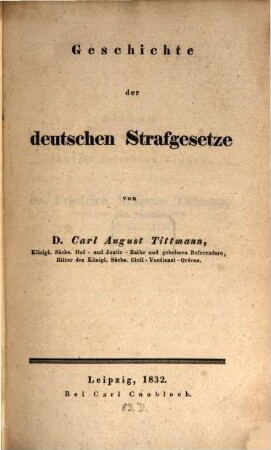 Geschichte der deutschen Strafgesetze