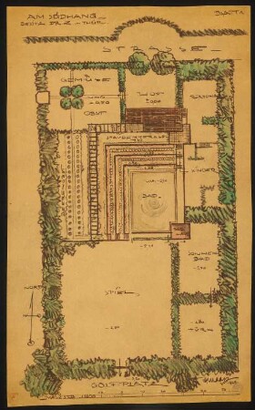 Garten des Dr. Z., Thüringen: Grundriss