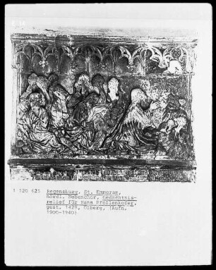 Epitaph für Hans Pfollenkofer, gestorben 1429: Ölberg