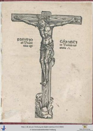 Passjo Christi ab Udalrico Vannio metrice exarata