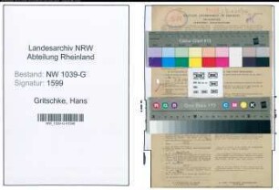Entnazifizierung Hans Gritschke , geb. 02.05.1904 (Lehrer)