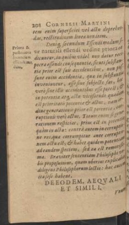 De Eodem, Aequali Et Simili.