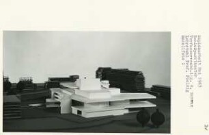 Schloßparktheater, Berlin-Steglitz (Diplomarbeit bei Peter Poelzig): Modellfoto