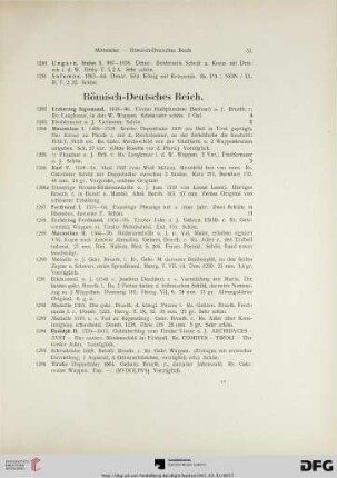 Römisch-Deutsches Reich (Nr. 1282-1482)