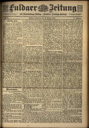 Ausgabe vom Donnerstag, den 22. Februar 1900.