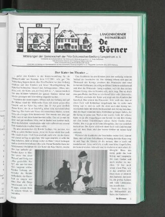 Der Kater im Theater ...