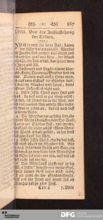 XLVIII. Von der Aufferstehung der Todten.