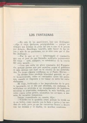 Los fantasmas