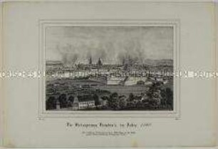 Belagerung Dresdens 1760 - Stadtansicht