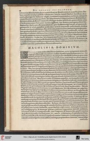 Machliniae Dominium