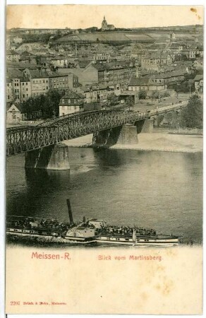 Meißen. Blick vom Martinsberg