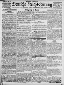 Deutsche Reichs-Zeitung. 1871-1934