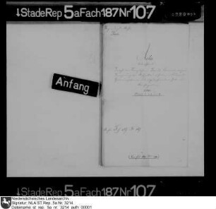 Berichte des Oberinspektors Andreas Scharnhorst wegen Berechnung des Aufgeldes auf die in Kurant-Talern erhobenen und abzuliefernden Zoll- und Akzisegelder