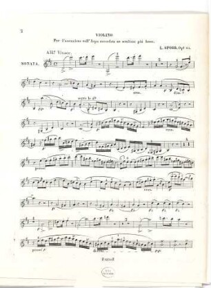 Sonate concertante pour piano-forte ou harpe et violon ou violoncelle : op. 114