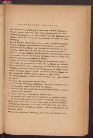 Technisches Zeichnen