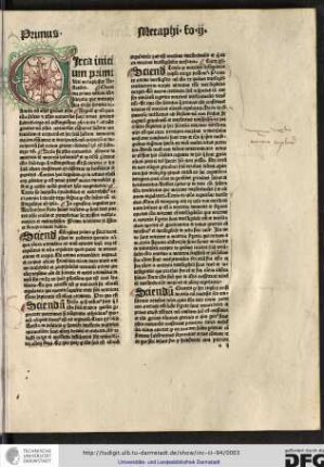 Circa initium primi libri metaphisice Arestotelis, queritur primo utrum ista scientia que metaphisica dicitur sit scientia distincta ab aliis partibus phisice.